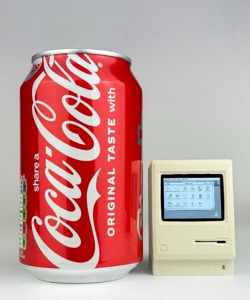 miniature mac is a functional replica of the original 1984 apple computer
