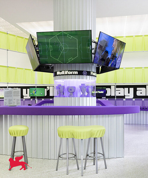 an alternative sports bar within the dutch pavilion rethinks togetherness at venice biennale