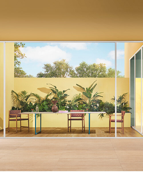 CMP design's griante weaves pedrali's italian craft, fully disassembled frames & lake como