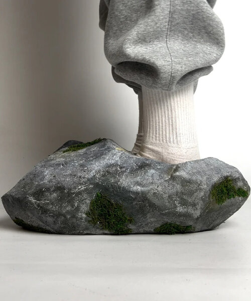 rock shoes by canyaon and bravest are soft, wearable boulders for feet